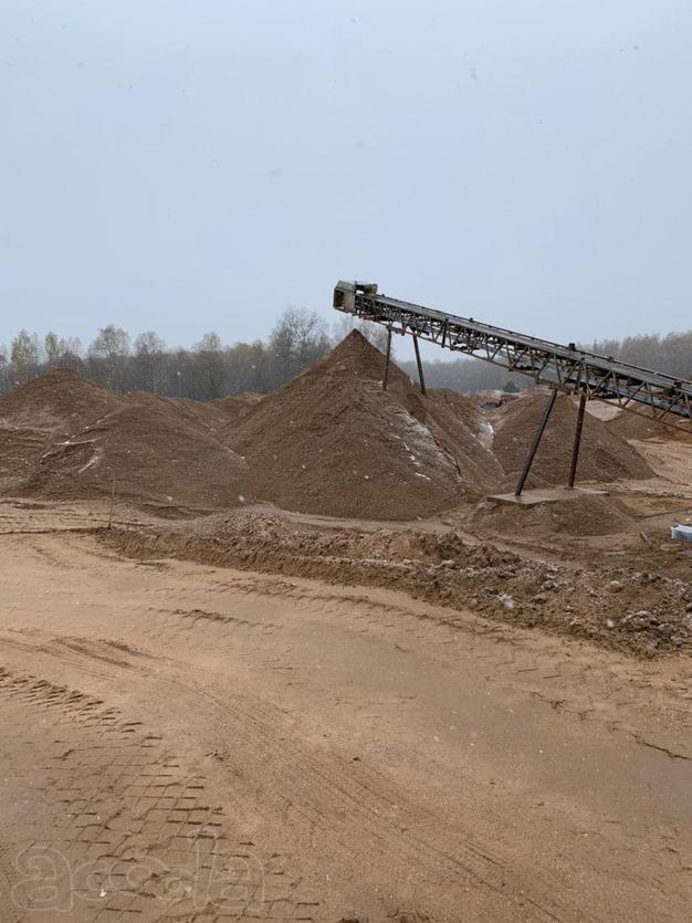 Песок строительный мытый с гравийным камнем МК 3.5