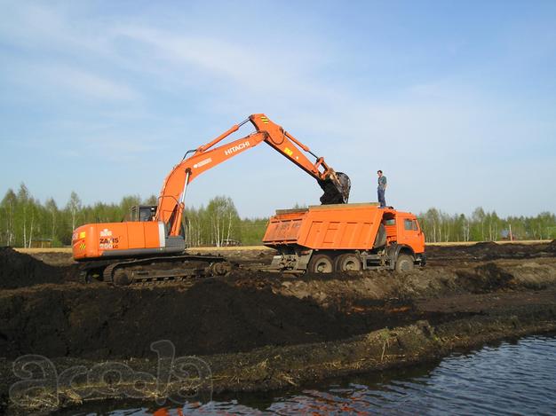 Продам торф, чернозём с доставкой от 20м3